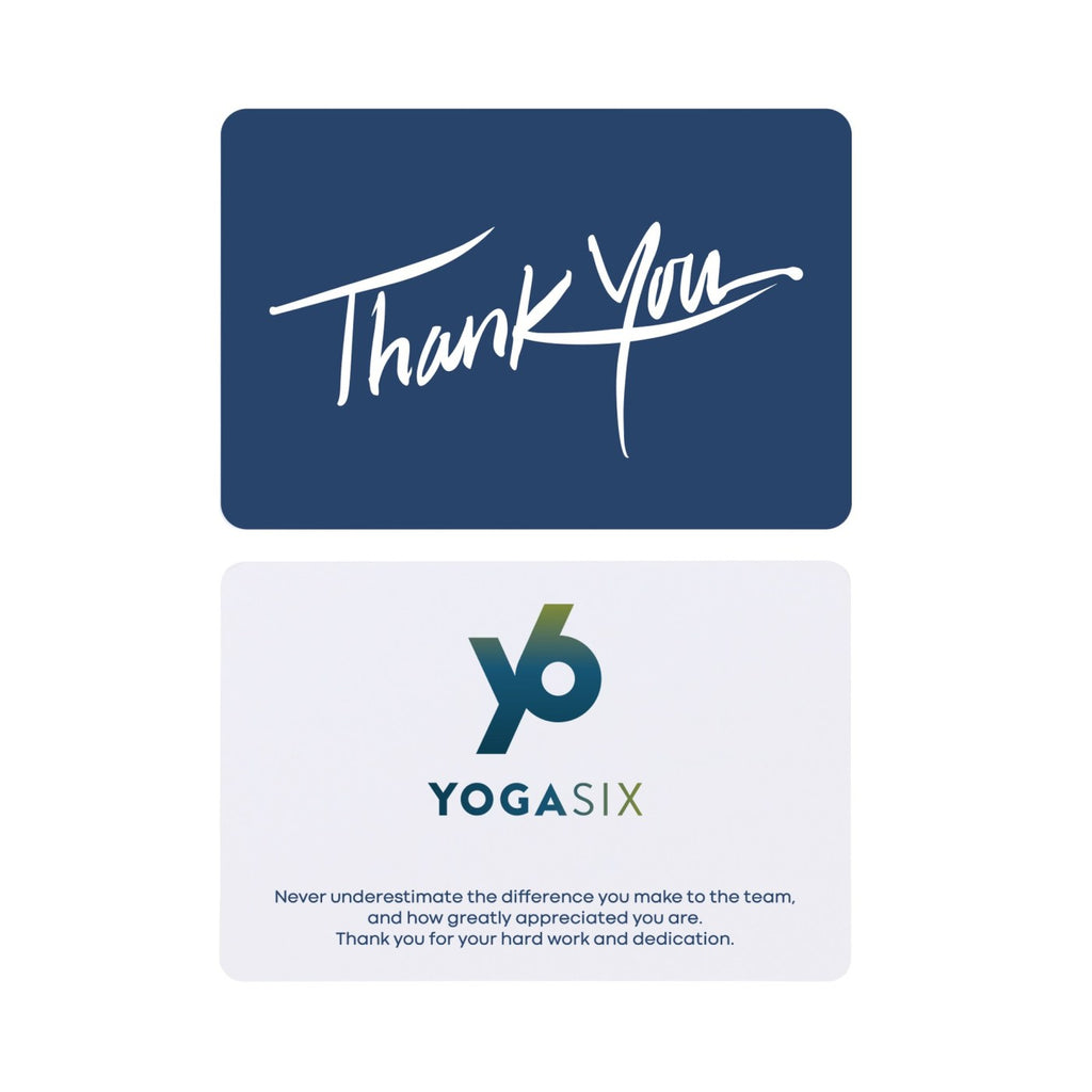 Deep Blue Thank You Card, 7 x 5 Inches Full Color - White - View 2