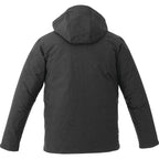 Delamar 3-in-1 Waterproof Jacket with Nylon Liner for Men Embroidery - Heather Dark Charcoal - Back Flat