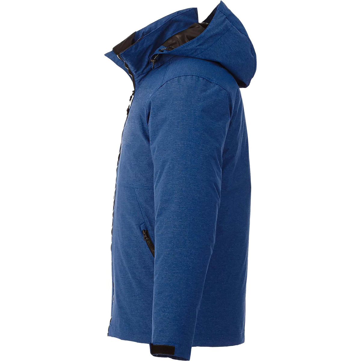 Delamar 3-in-1 Waterproof Jacket with Nylon Liner for Men Embroidery - Metro Blue Heather - Left Side