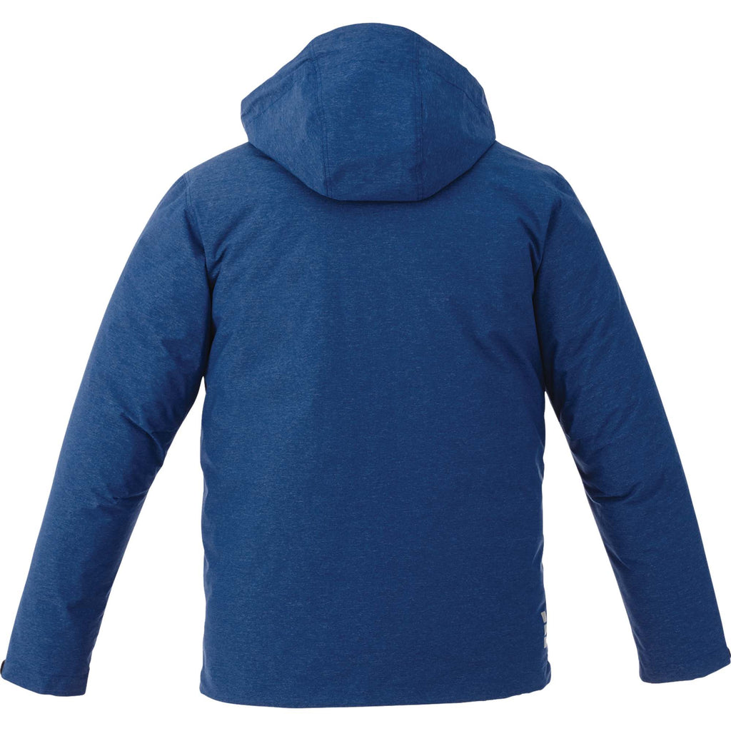Delamar 3-in-1 Waterproof Jacket with Nylon Liner for Men Transfer - Metro Blue Heather - Back Flat