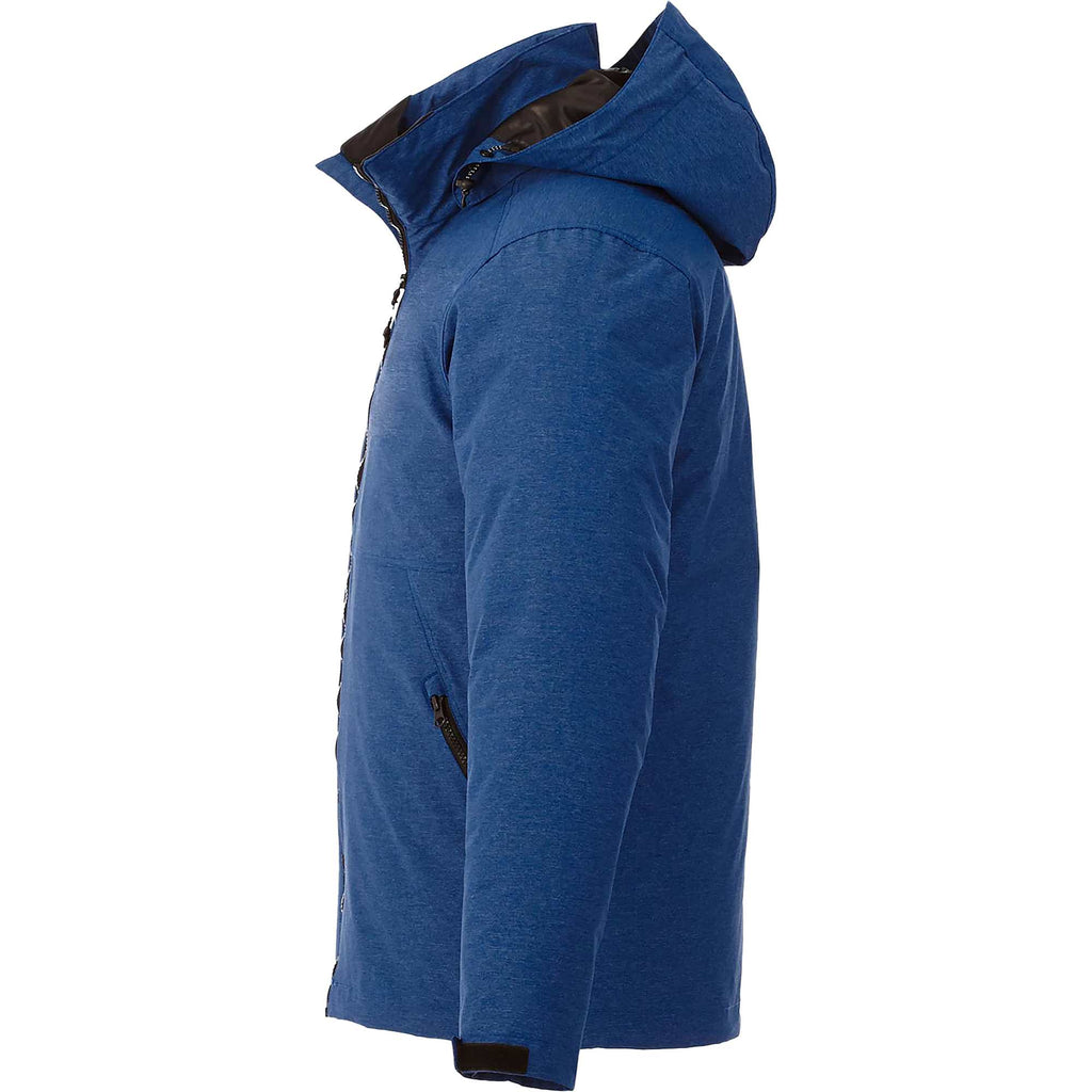 Delamar 3-in-1 Waterproof Jacket with Nylon Liner for Men Transfer - Metro Blue Heather - Left Side