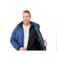 Delamar 3-in-1 Waterproof Jacket with Nylon Liner for Men Transfer - Metro Blue Heather - On Model