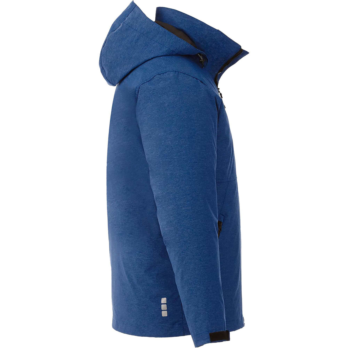 Delamar 3-in-1 Waterproof Jacket with Nylon Liner for Men Transfer - Metro Blue Heather - Right Side