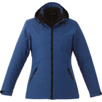 Delamar 3-in-1 Waterproof Jacket with Nylon Liner for Women Embroidery - Metro Blue Heather - Front Flat