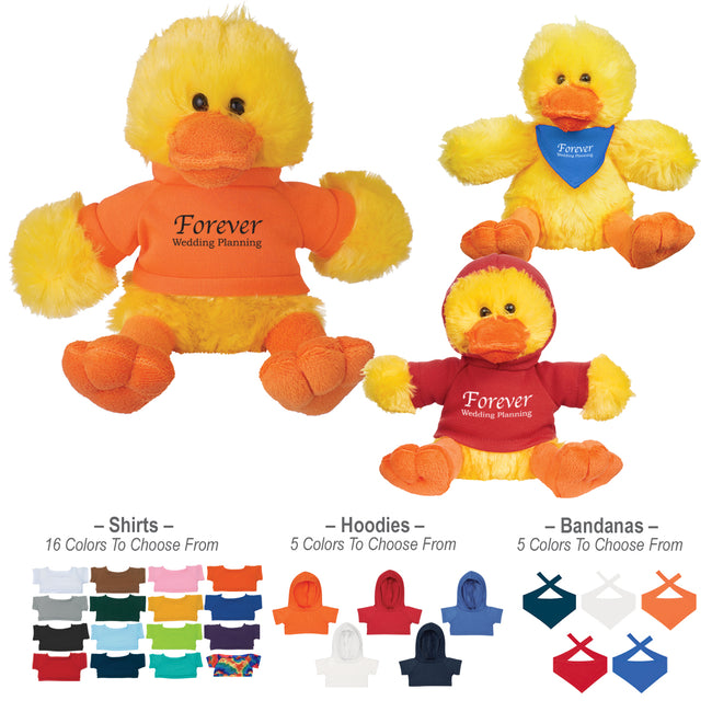 Delightful Duck Plush Toy, 6 Inch