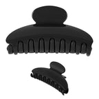 Delilah Claw Clip for Hair - Black - Blank