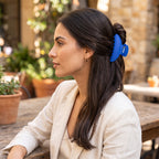 Delilah Claw Clip for Hair - Royal Blue - Lifestyle_Digibrite