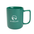Delton Ceramic Mug, 12 oz - Forest Green - Ceramic