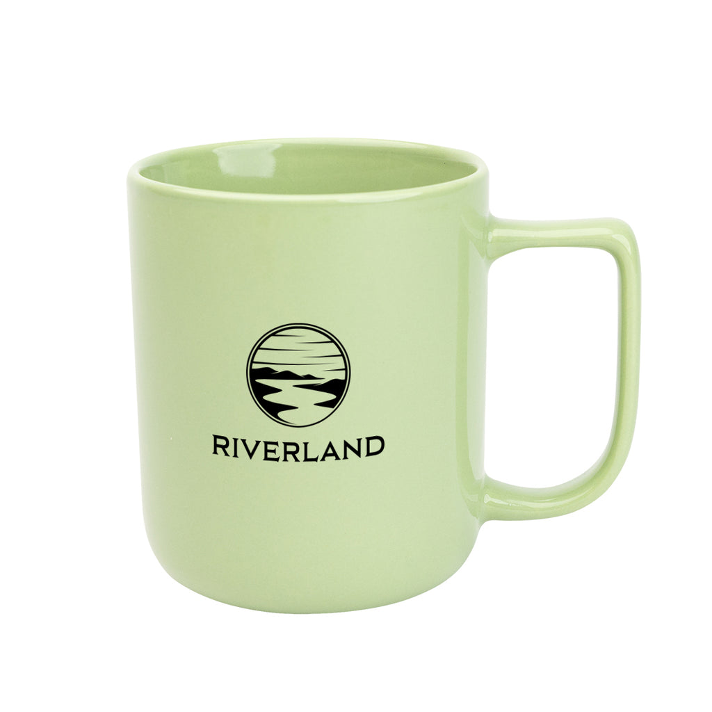 Delton Ceramic Mug, 12 oz - Jade - Ceramic