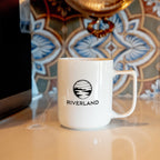 Delton Ceramic Mug, 12 oz - White - Lifestyle_Ceramic