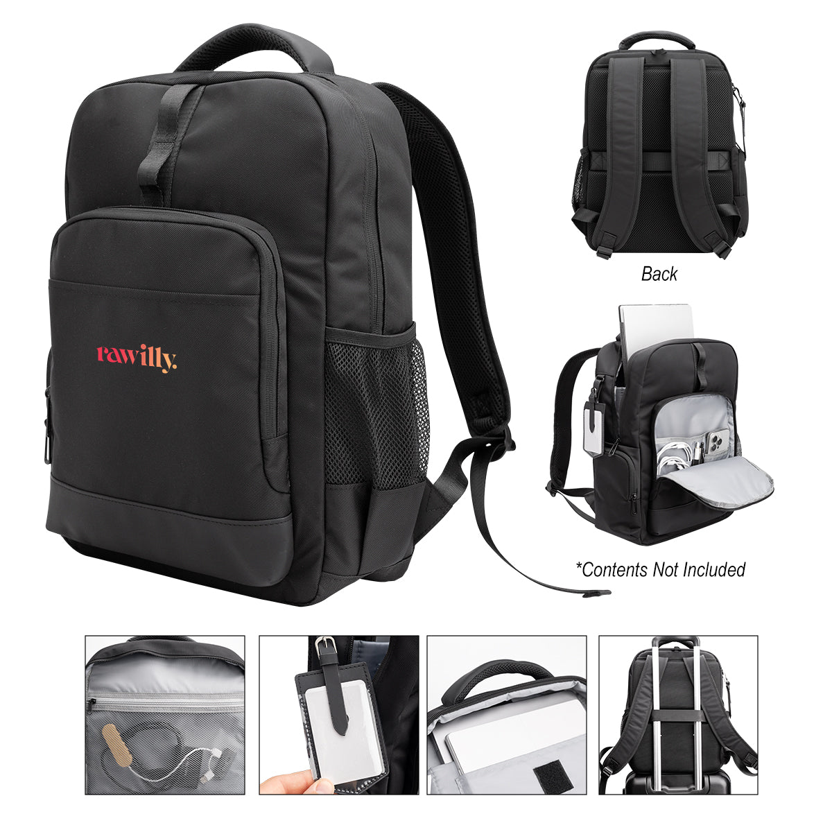 Deluxe Executive Active Laptop Backpack in Recycled PET