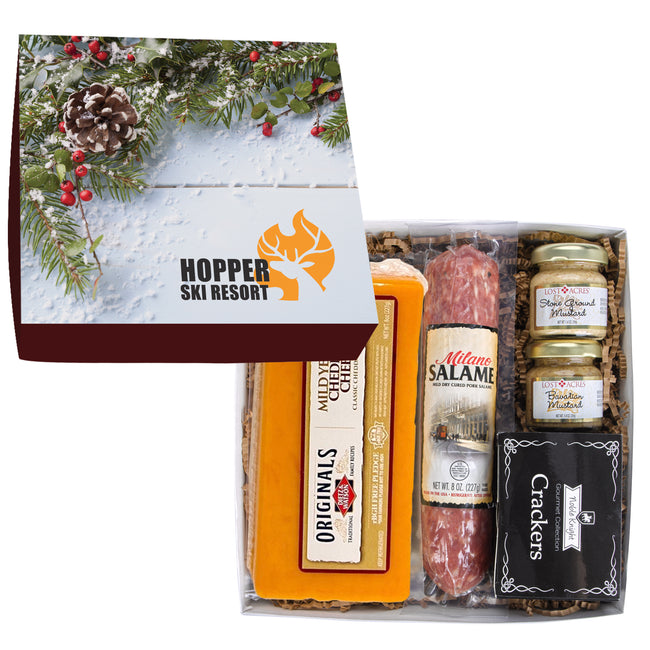 Deluxe Gourmet Meat and Cheese Set in a Chairman Gift Box