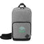 Deluxe Sling Backpack in Recycled Polyester, Graphite - Graphite - Front