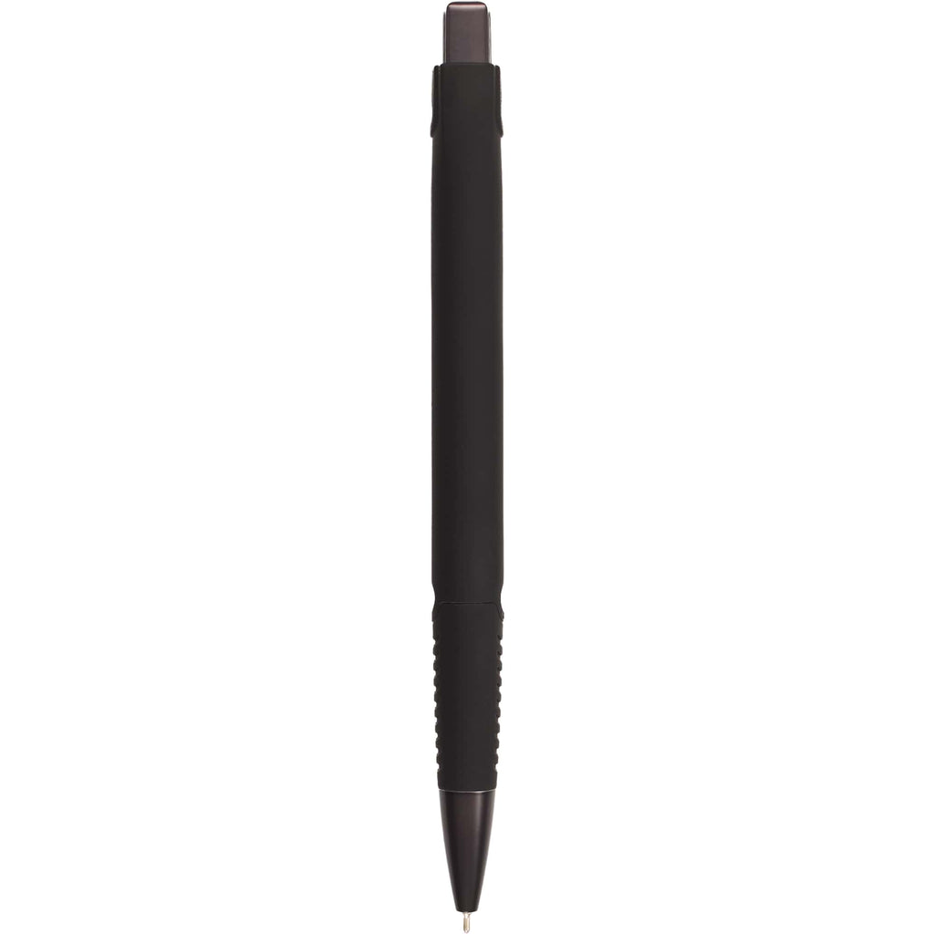 Denver Recycled Plastic Gel Pen, 0.7mm Full Color - Black - Back