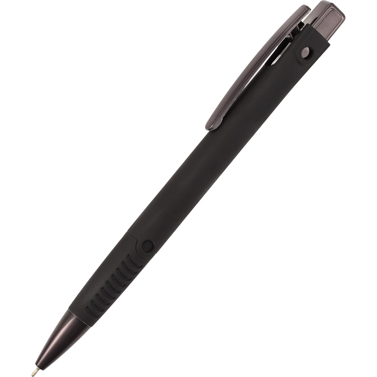 Denver Recycled Plastic Gel Pen, 0.7mm Full Color - Black - Detail