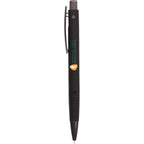 Denver Recycled Plastic Gel Pen, 0.7mm Full Color - Black - Front