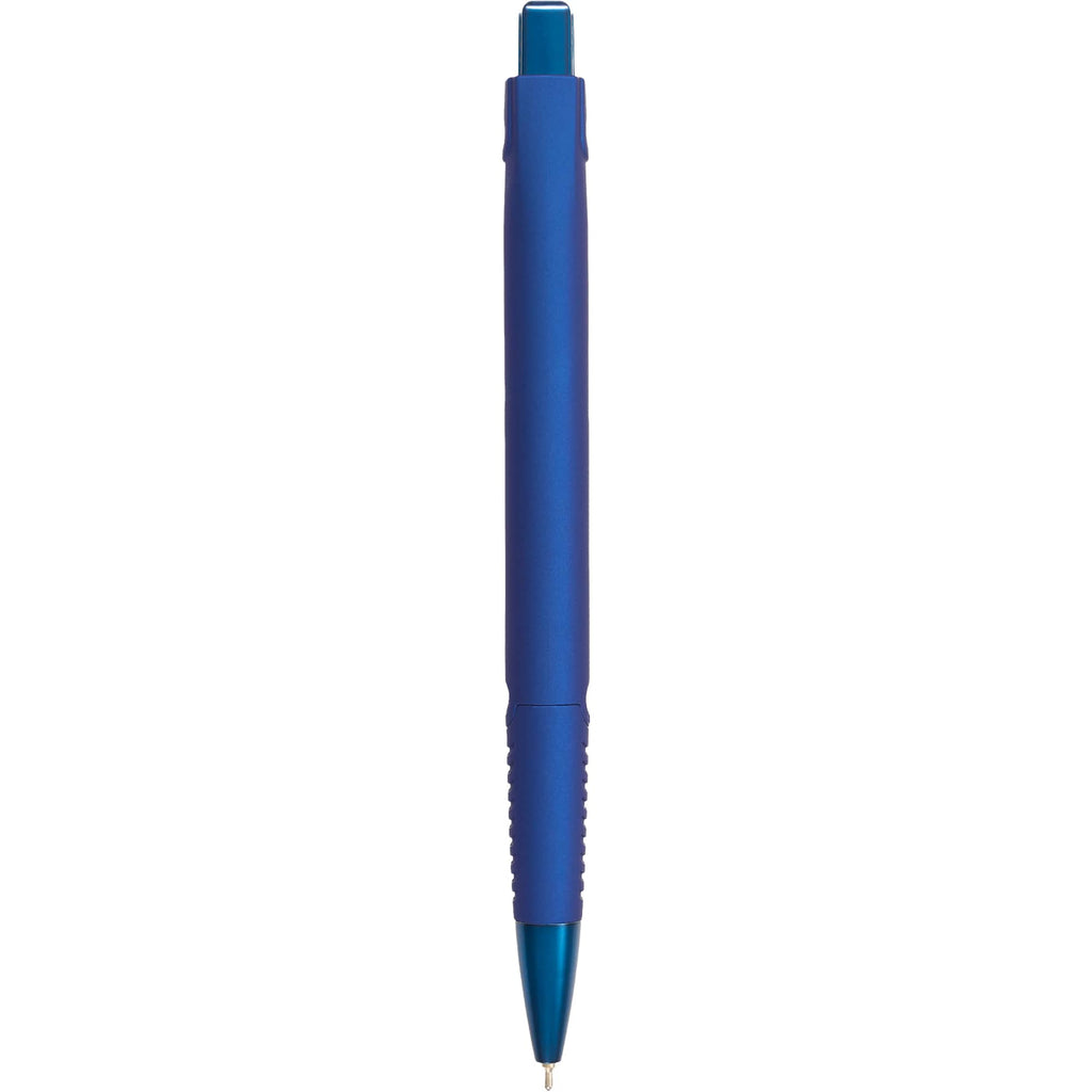 Denver Recycled Plastic Gel Pen, 0.7mm Full Color - Blue - Back