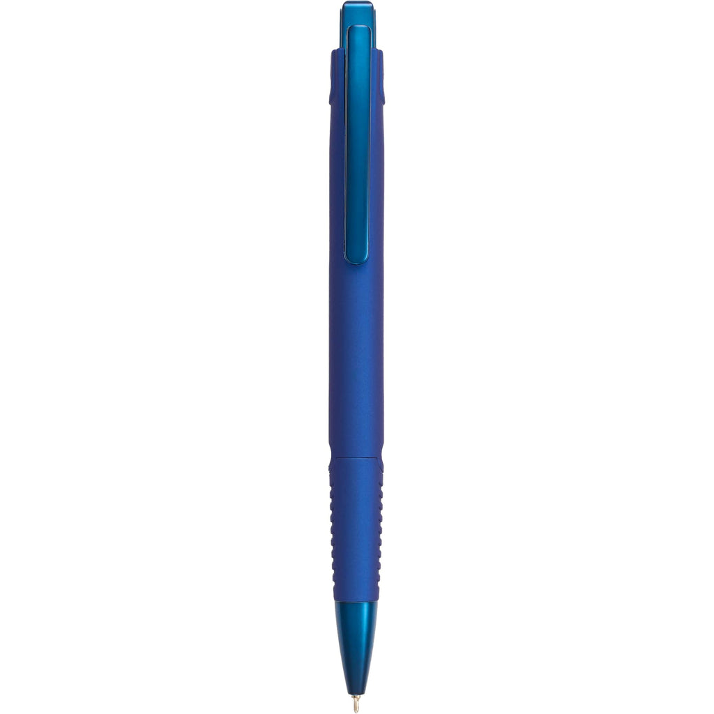 Denver Recycled Plastic Gel Pen, 0.7mm Full Color - Blue - Clip