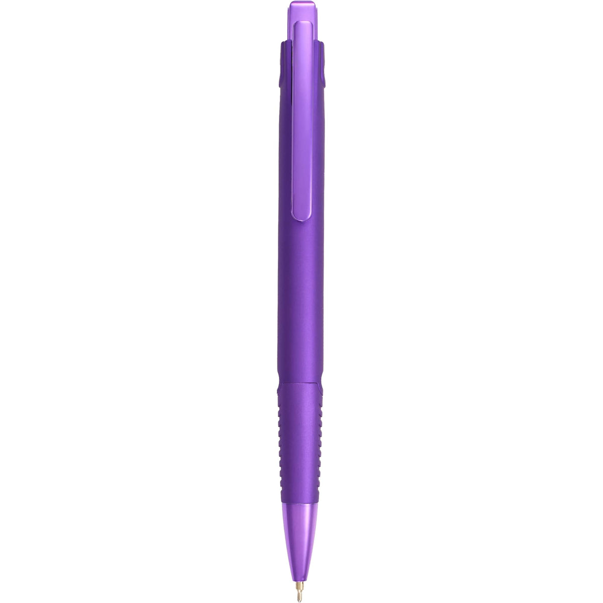 Denver Recycled Plastic Gel Pen, 0.7mm Full Color - Purple - Clip