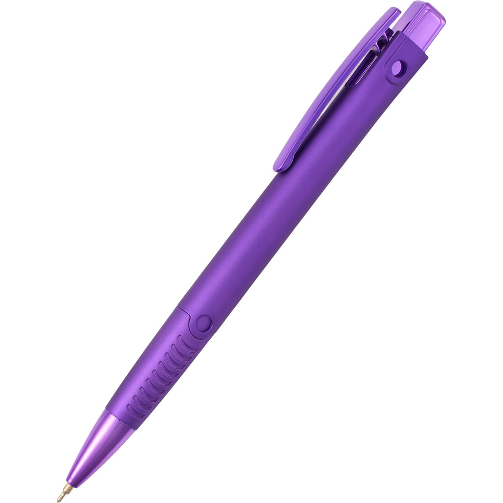 Denver Recycled Plastic Gel Pen, 0.7mm Full Color - Purple - Detail 3