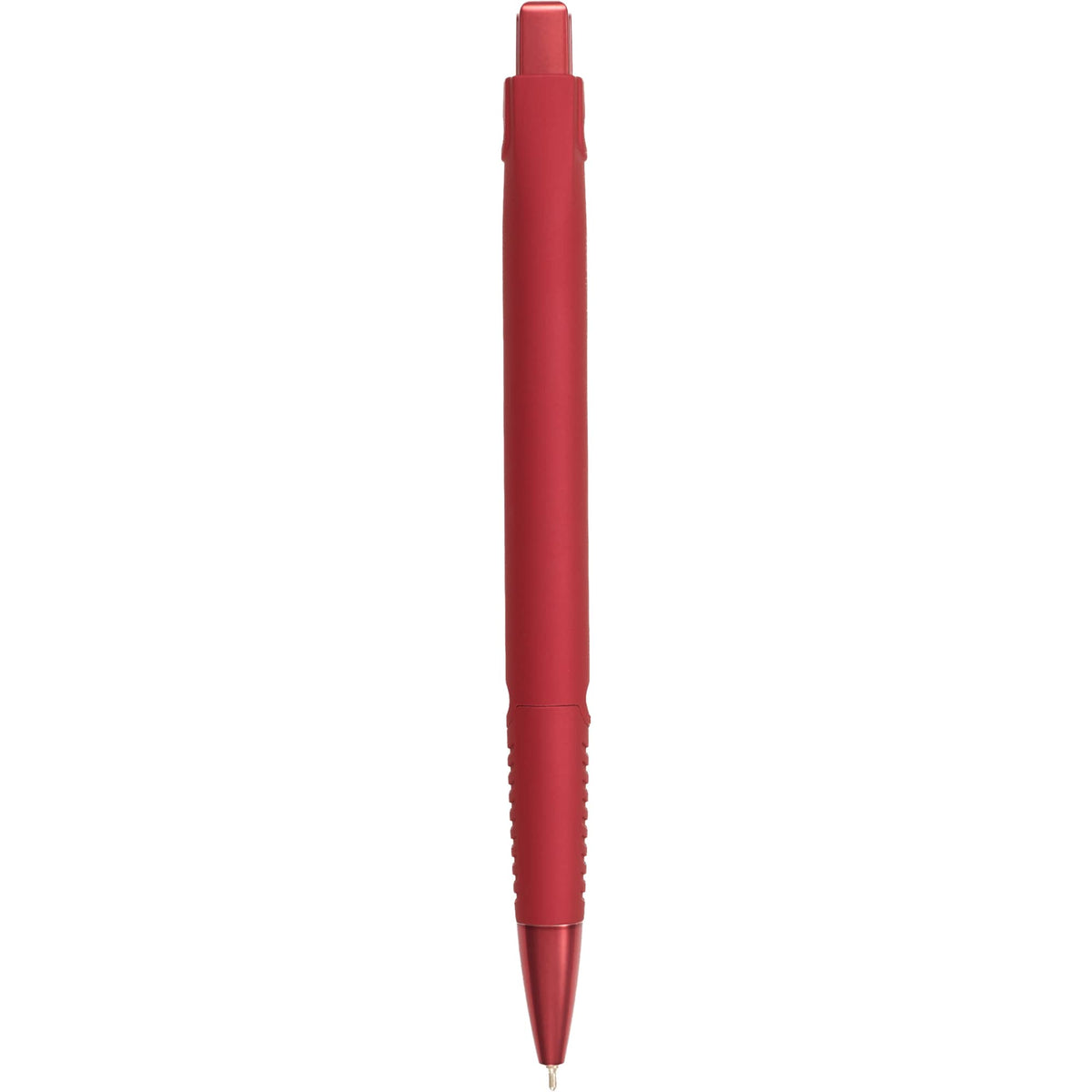 Denver Recycled Plastic Gel Pen, 0.7mm Full Color - Red - Back