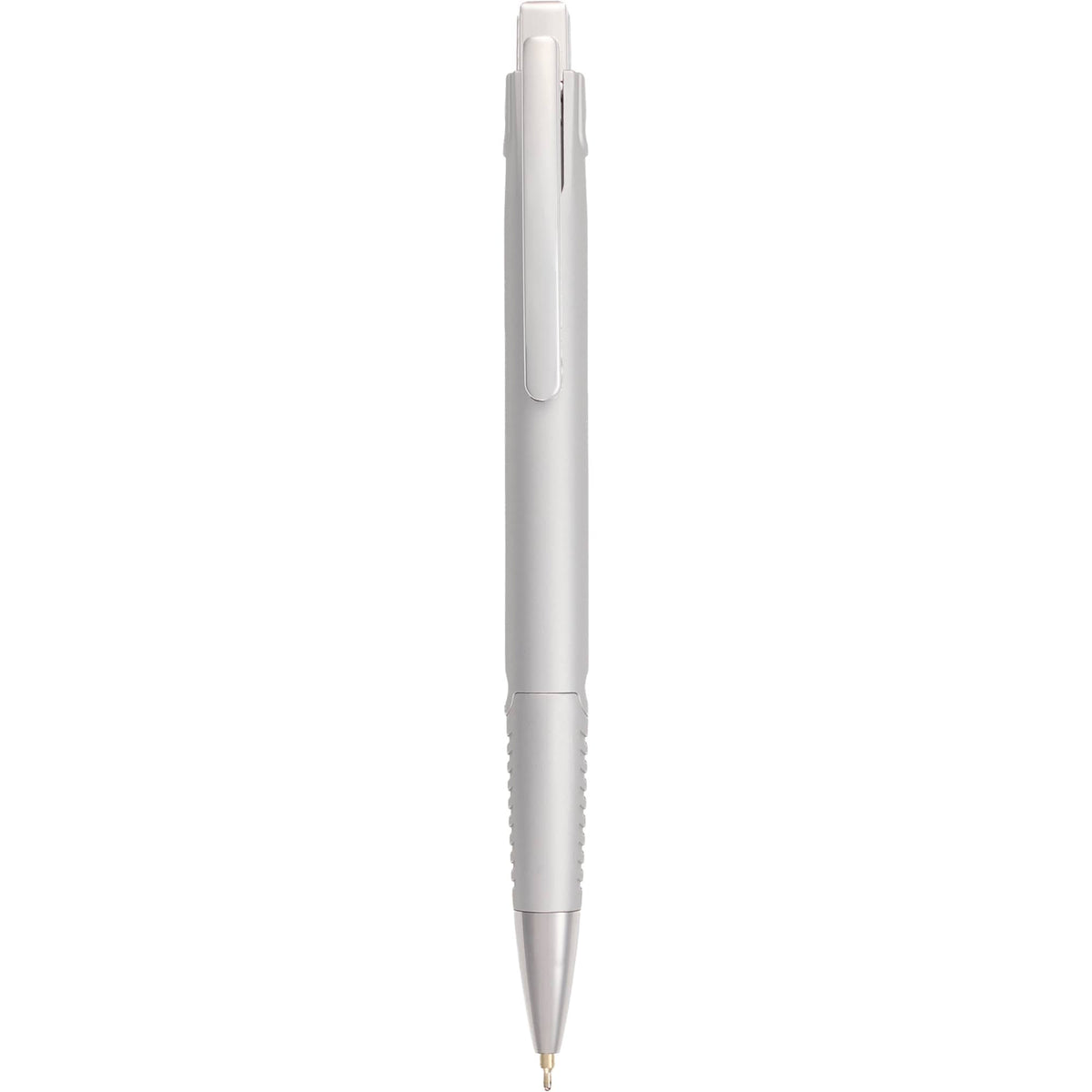 Denver Recycled Plastic Gel Pen, 0.7mm Full Color - Silver - Clip