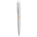 Denver Recycled Plastic Gel Pen, 0.7mm Full Color - Silver - Front