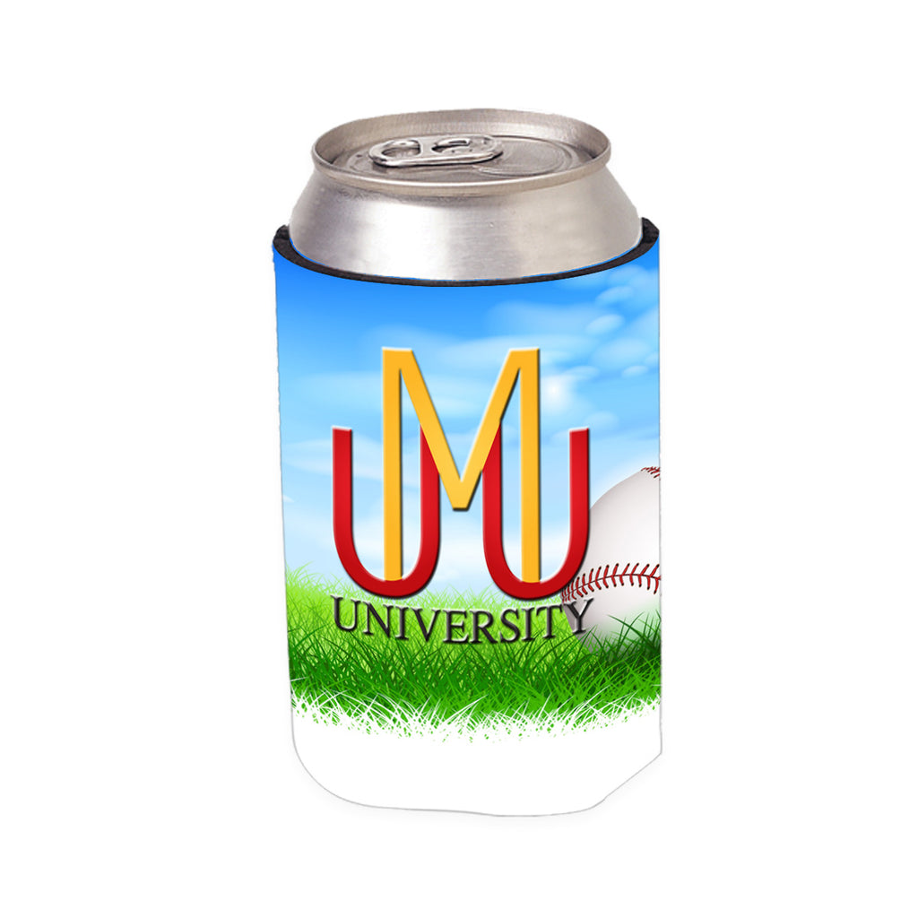 Designer Kan-Tastic Can Cooler - White - 4CP_Baseball_1