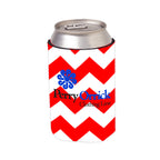 Designer Kan-Tastic Can Cooler - White - 4CP_Chevron_3
