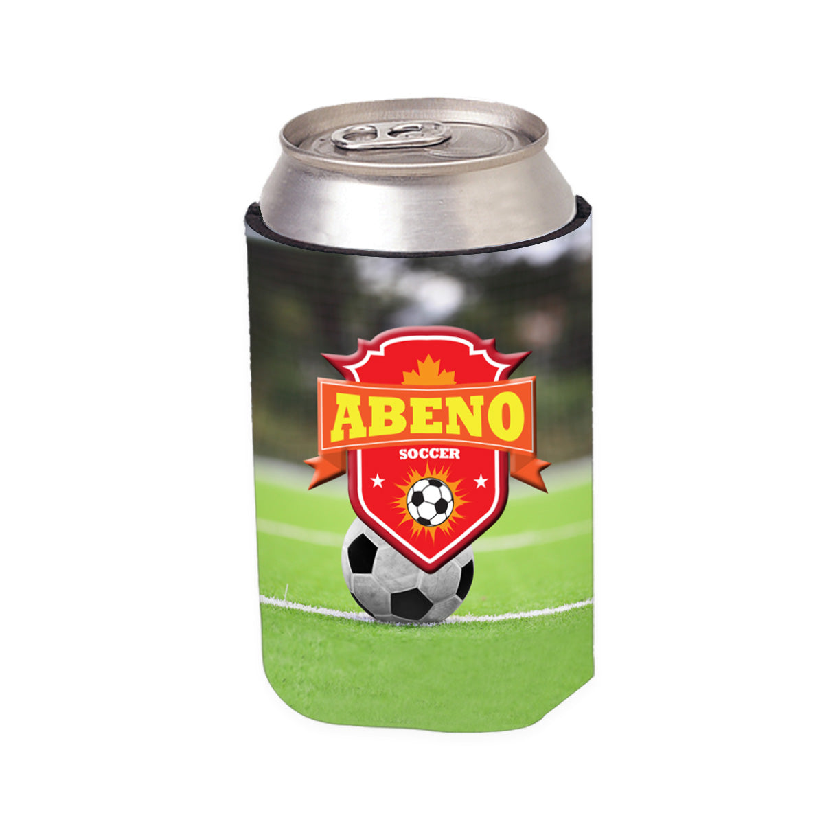 Designer Kan-Tastic Can Cooler - White - 4CP_Soccer_1