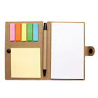 Desk Essentials Gift Set with Small Snap Notebook - Natural - Open