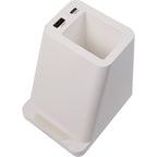Desk Mate Organizer with Speaker and Charging Hub Full Color - White - Photo 5