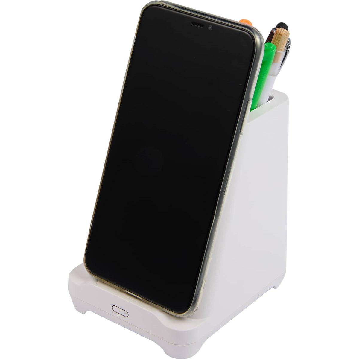 Desk Mate Organizer with Speaker and Charging Hub Full Color - White - Photo 6
