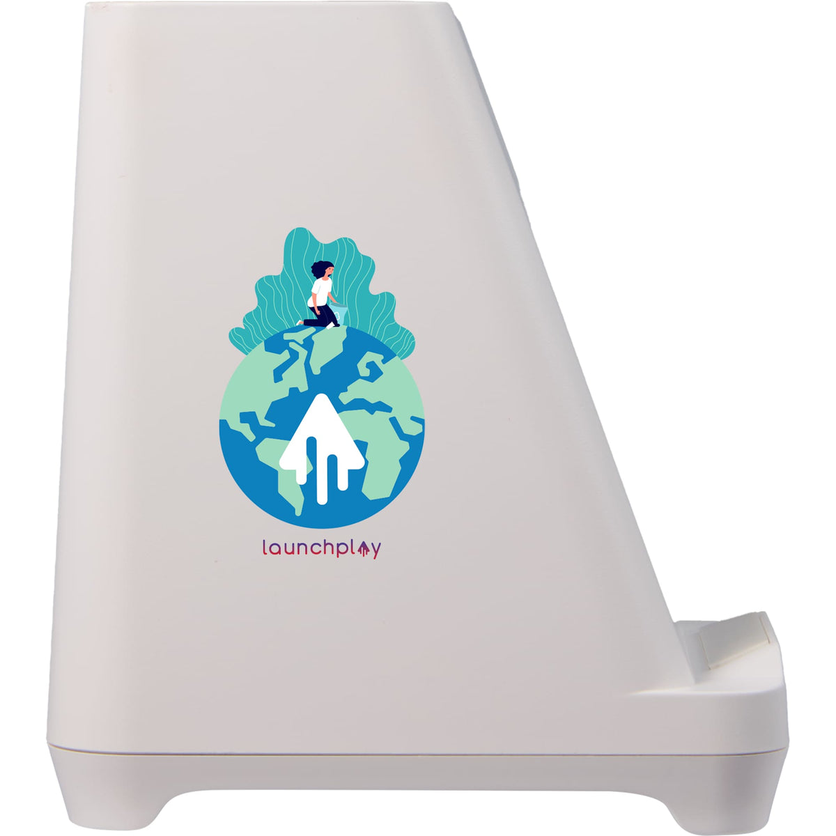 Desk Mate Organizer with Speaker and Charging Hub Full Color - White - Photo