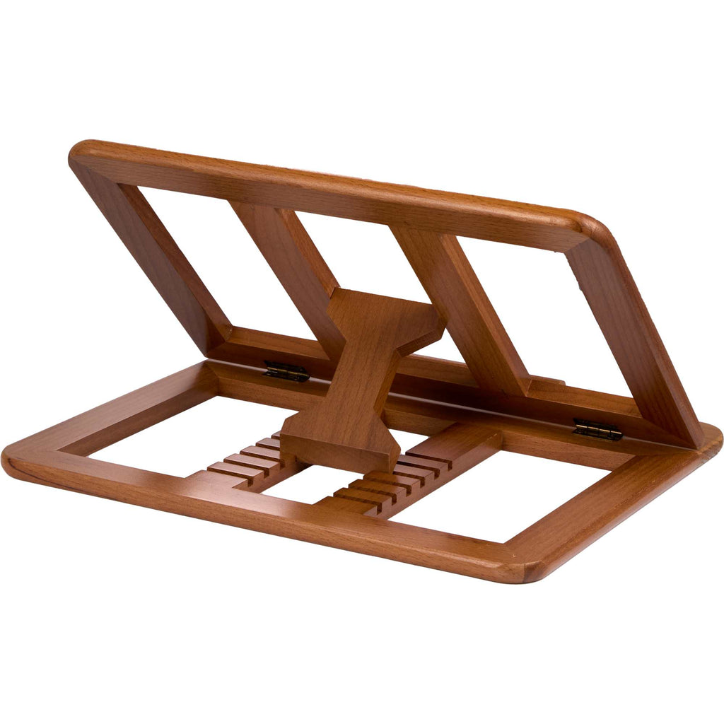 Desk Sense Beechwood Laptop Stand Laser Engraving - Wood - Right Angle 2