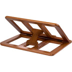 Desk Sense Beechwood Laptop Stand Laser Engraving - Wood - Right Angle 3