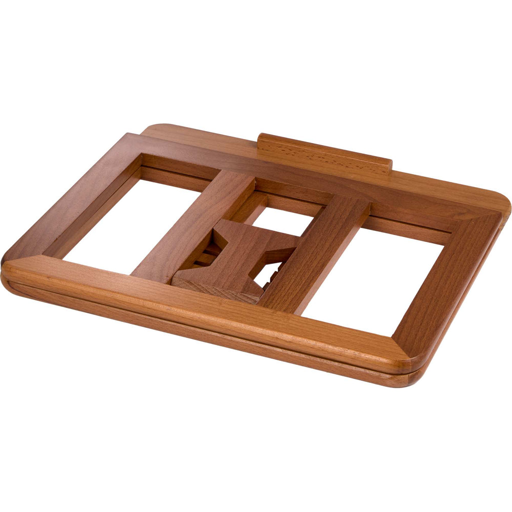 Desk Sense Beechwood Laptop Stand Laser Engraving - Wood - Right Angle 7