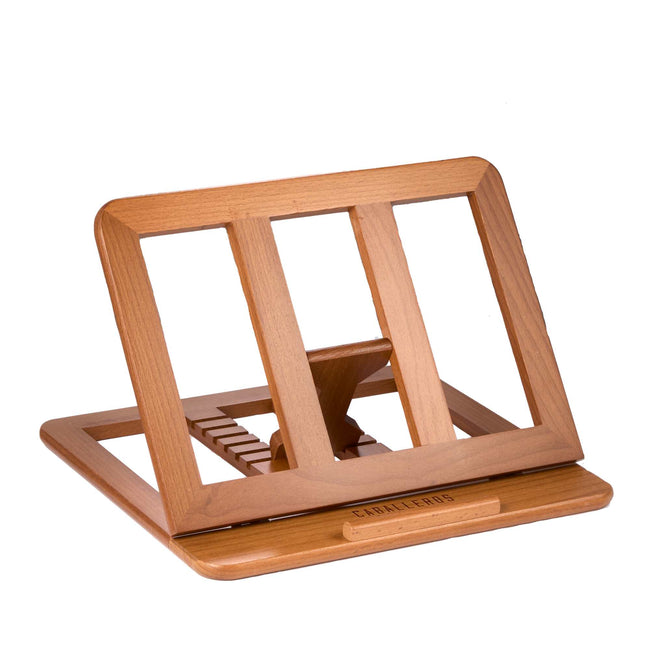 Desk Sense Beechwood Laptop Stand Laser Engraving