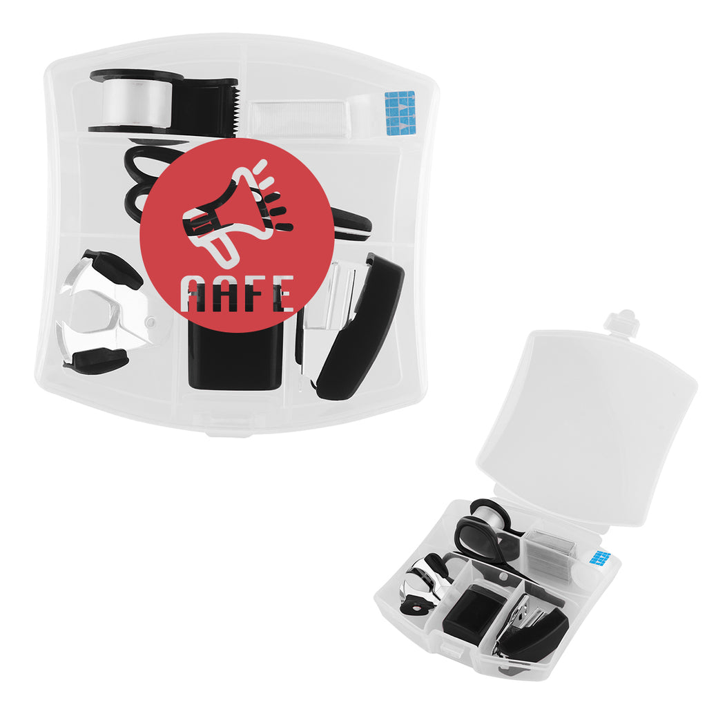 Desk Set, Seven-Way - Black - Pad Print