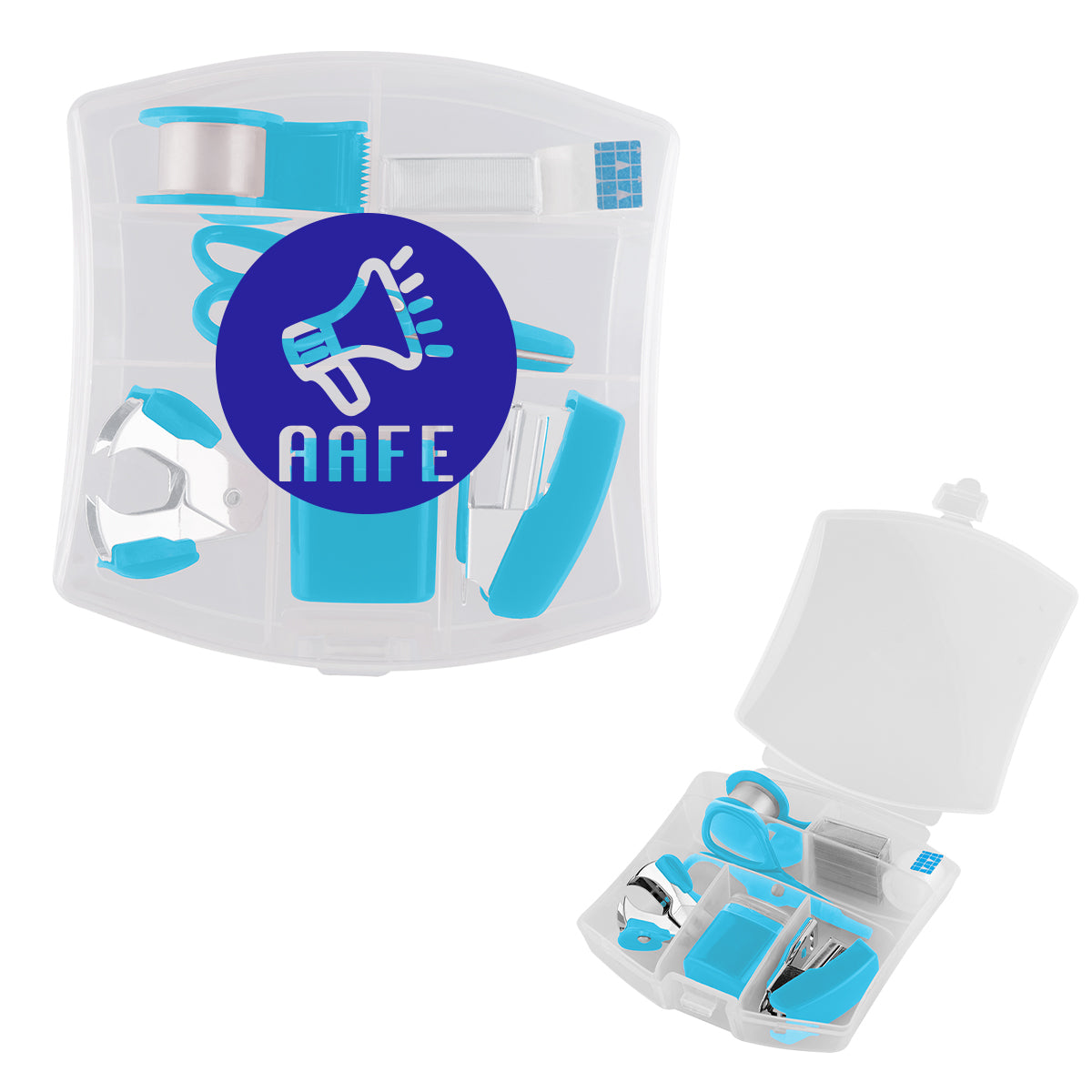 Desk Set, Seven-Way - Teal - Pad Print