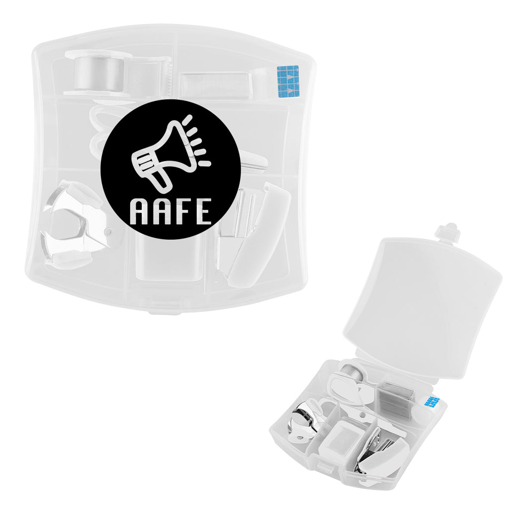 Desk Set, Seven-Way - White - Pad Print