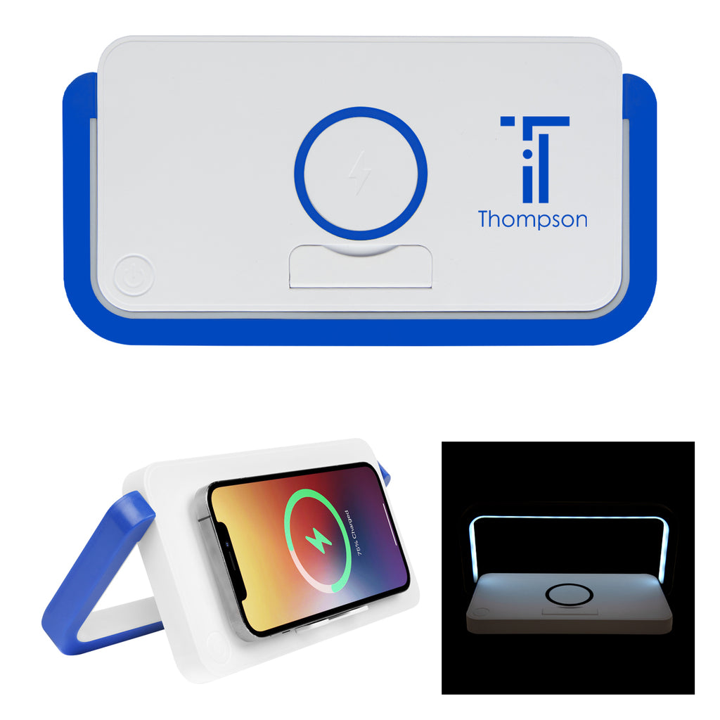 Desktop Reading Lamp and Wireless Charger Full Color - Pad Print