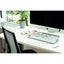 Desktop Whiteboard with Hidden Storage Full Color - White - Front