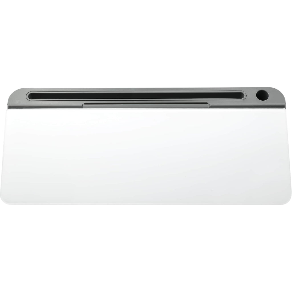 Desktop Whiteboard with Hidden Storage Full Color - White - Top 2