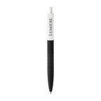 Diamond Pattern Ballpoint Pen, Soft Touch - Black - View 1