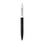 Diamond Pattern Ballpoint Pen, Soft Touch - Black - View 1