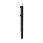 Diamond Pattern Ballpoint Pen, Soft Touch - Black - View 2
