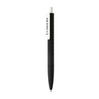 Diamond Pattern Ballpoint Pen, Soft Touch - Black - View 3