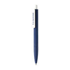 Diamond Pattern Ballpoint Pen, Soft Touch - Navy - View 2
