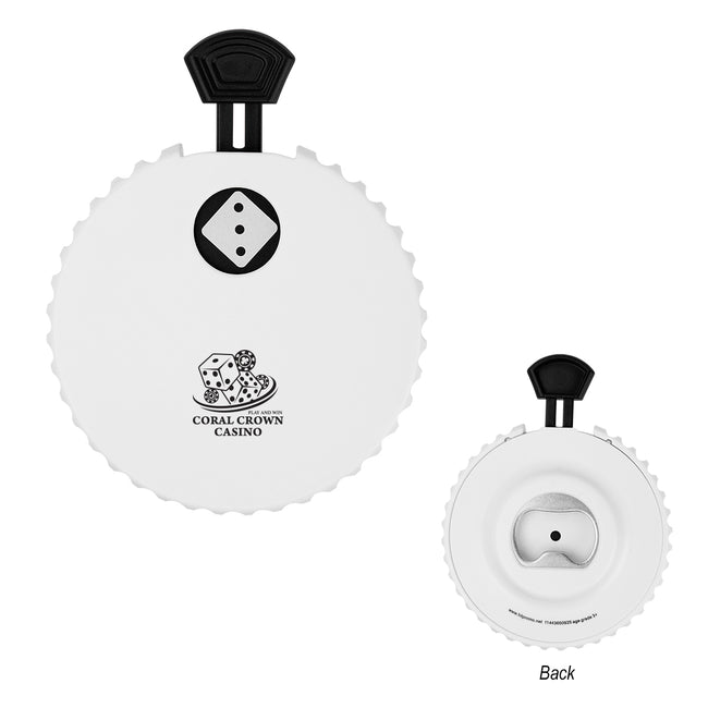 Dice Clicker Bottle Opener, Recycled